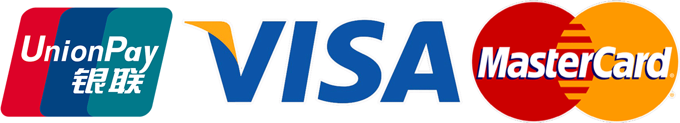 Visa, Mastercard, UnionPay